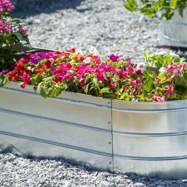 Galvanized Steel Raised Garden Bed